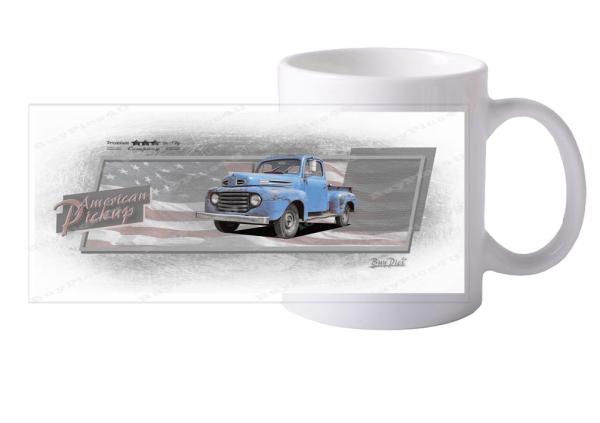 Keramiktasse mit Motiv von Pickup KTaPu2020-5
